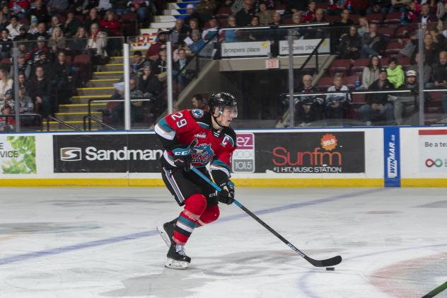 Kelowna Rockets forward Nolan Foote