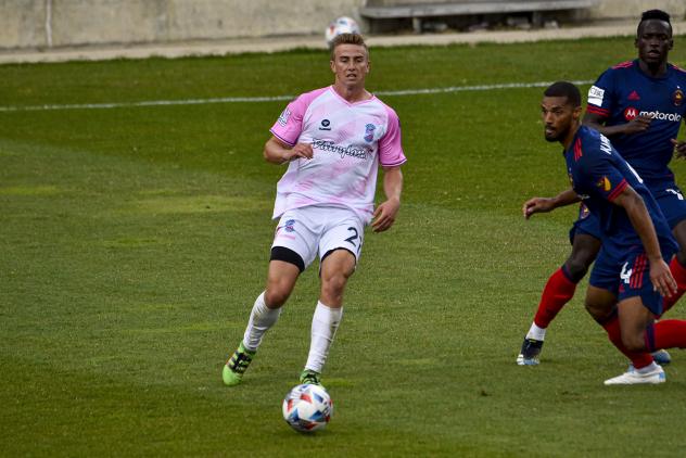 Forward Madison FC midfielder Justin Sukow