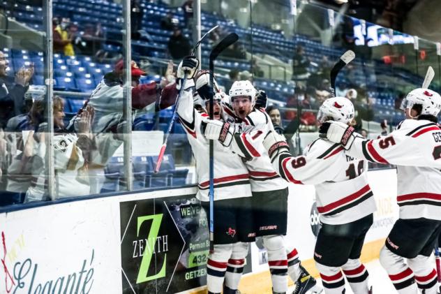 Odessa Jackalopes celebrate a goal