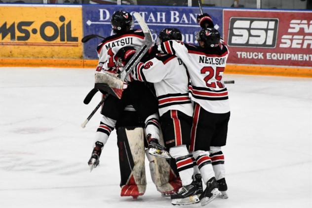 Aberdeen Wings mob goaltender Jake Sibell