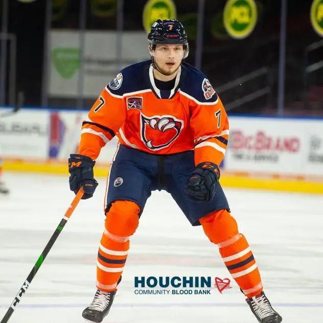 Ostap Safin of the Bakersfield Condors