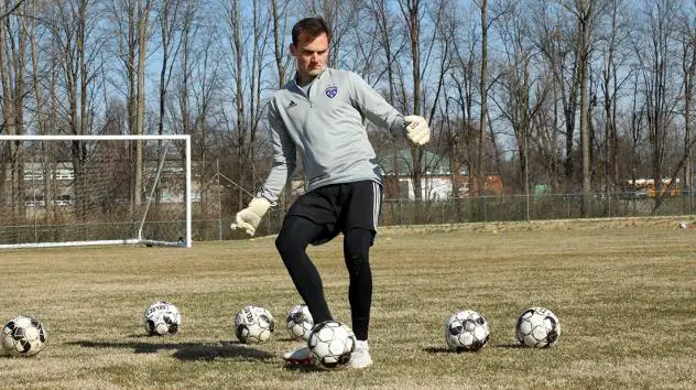 Louisville City FC goalkeeper Parker Siegfried