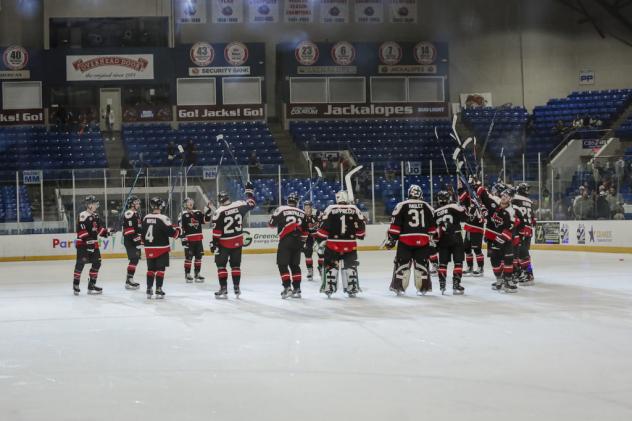 Odessa Jackalopes recognize their fans following their final home game of 2020-21