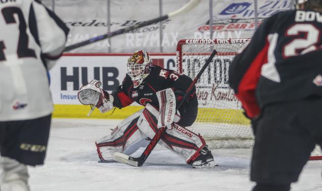 Prince George Cougars goaltender Taylor Gauthier