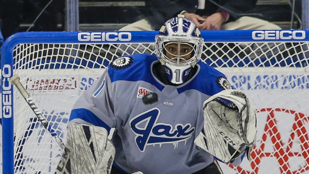 Jacksonville Icemen goaltender Charles Williams