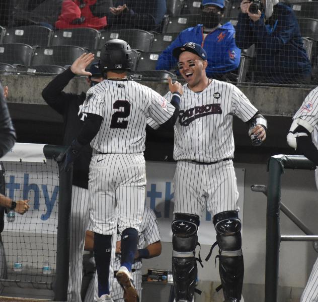 Somerset Patriots Donny Sands and Diego Castillo