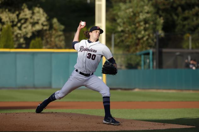 Tacoma Rainiers pitcher Logan Gilbert