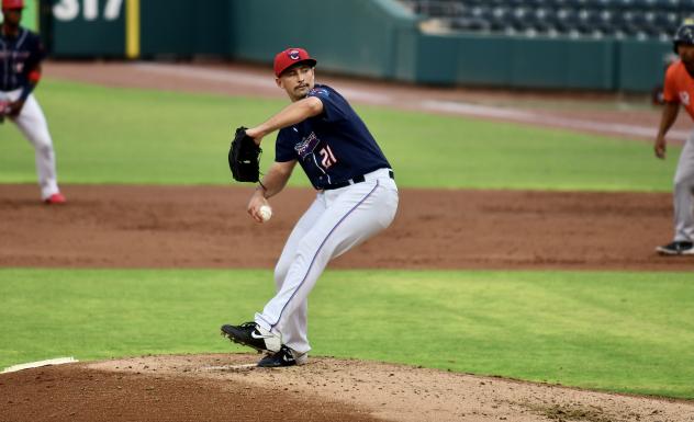 Pitcher Cody Poteet with the Jacksonville Jumbo Shrimp