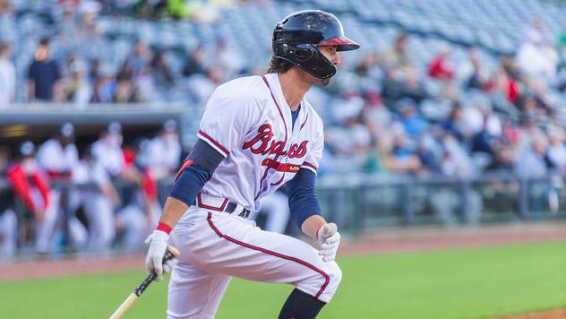 Braden Shewmake of the Mississippi Braves