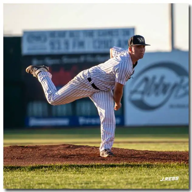 Wisconsin Woodchucks pitcher Jace Baumann