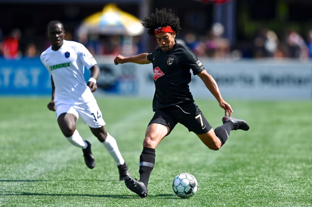 Ryan James of Birmingham Legion FC vs. Memphis 901 FC at Legion Field