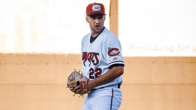 Carolina Mudcats pitcher Justin Bullock