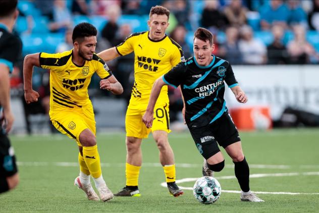 Colorado Springs Switchbacks FC with possession vs. New Mexico United