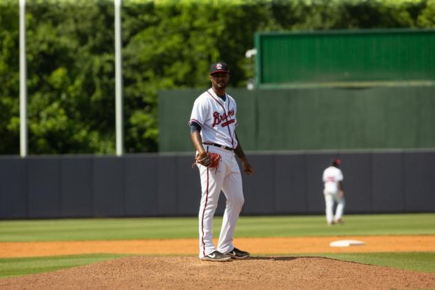 Rome Braves on the mound