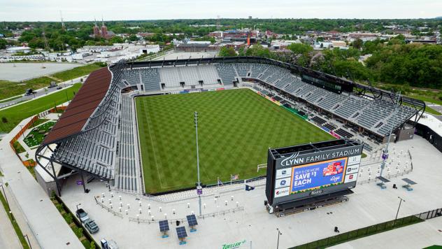 Lynn Family Stadium, home of Racing Louisville FC