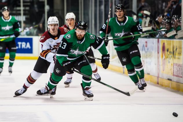 Texas Stars forward Adam Mascherin