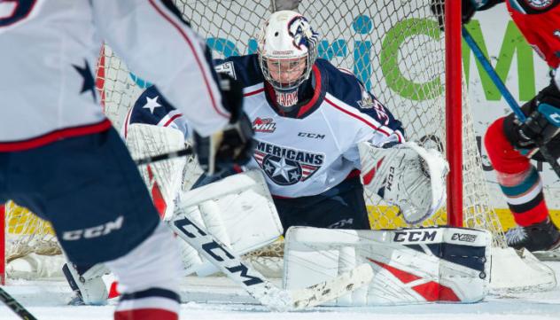 Beck Warm with the Tri-City Americans