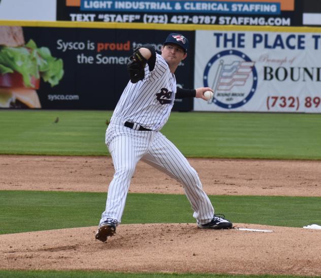 Somerset Patriots pitcher Zack Britton