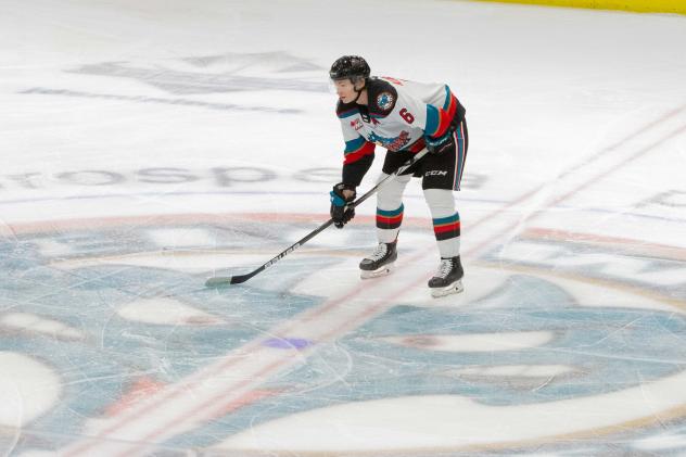 Kelowna Rockets defenceman Kaedan Korczak