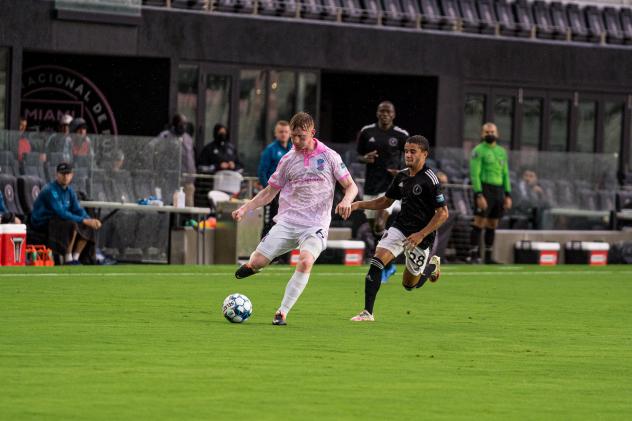 Forward Madison FC with possession vs. Fort Lauderdale CF