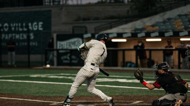 Milwaukee Milkmen third baseman Logan Trowbridge