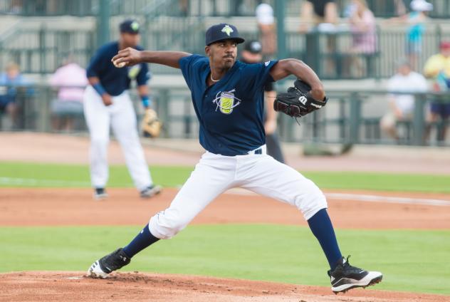 Columbia Fireflies pitcher Adrian Alcantara