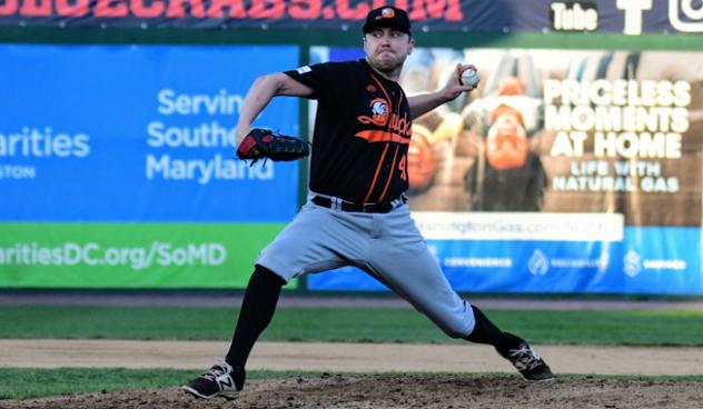 Long Island Ducks pitcher Chris Reed