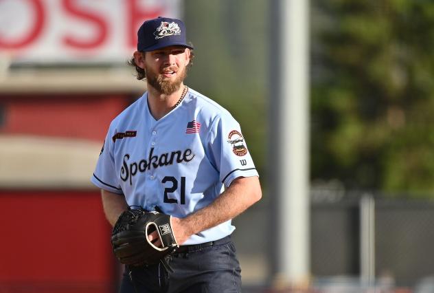 Spokane Indians pitcher David Hill