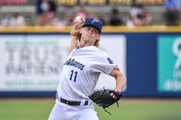 Pensacola Blue Wahoos pitcher Max Meyer