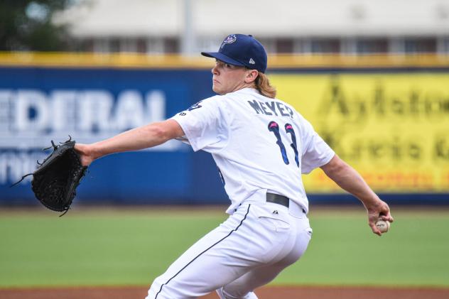 Pensacola Blue Wahoos pitcher Max Meyer