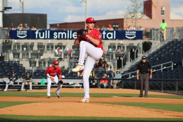 Amarillo Sod Squad pitcher Hoss Brewer