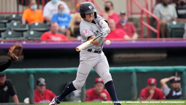 Somerset Patriots infielder Diego Castillo