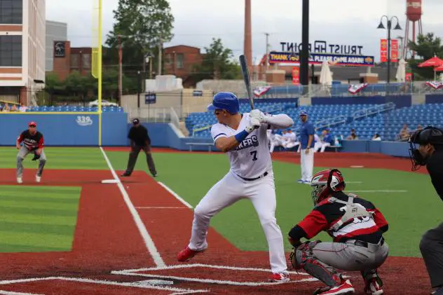 High Point Rockers first baseman Logan Morrison