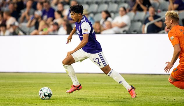 Louisville City FC defender Jonathan Gomez