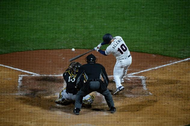 Jarred Kelenic at bat for the Tacoma Rainiers