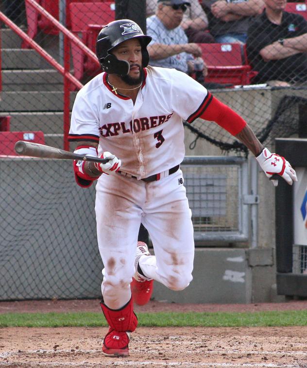 Sioux City Explorers infielder Jared Walker