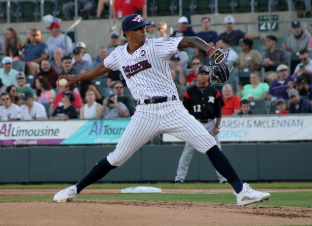 Somerset Patriots pitcher Luis Medina