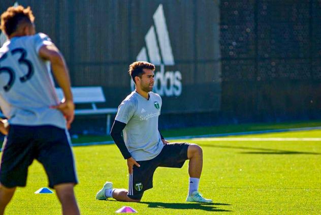 Midfielder Christian Enriquez with Portland Timbers II