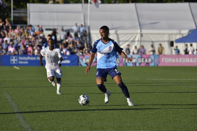 Forward Madison FC battles New England Revolution II