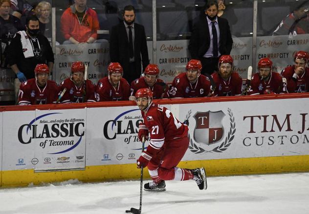 Allen Americans forward Samuel Laberge