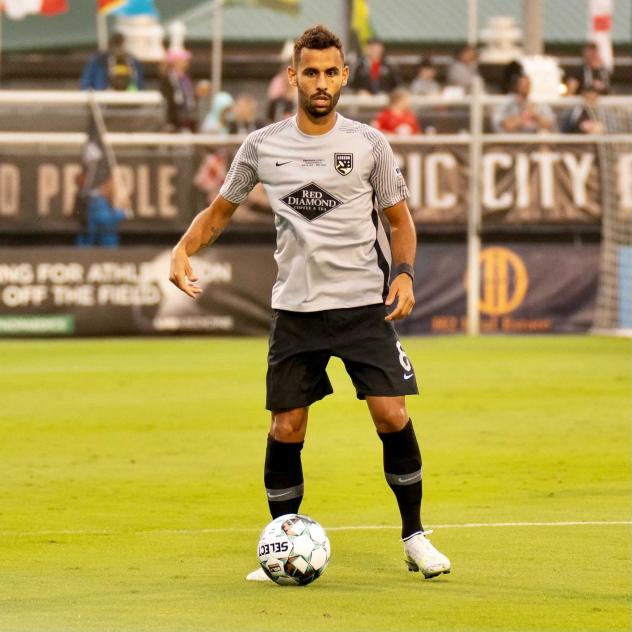 Birmingham Legion FC midfielder Bruno Lapa