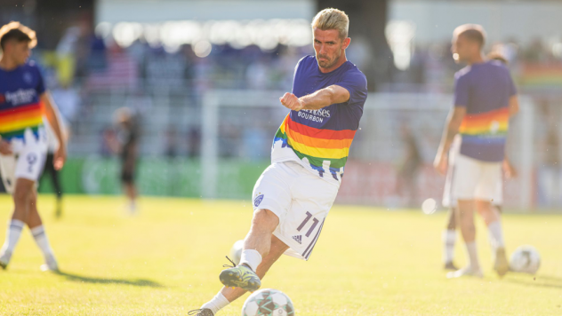Louisville City FC midfielder Niall McCabe
