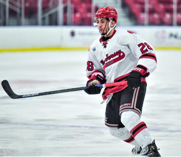 New Jersey Titans defenseman Tyler Nasca