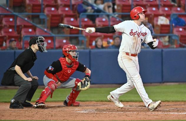 Spokane Indians first baseman Michael Toglia