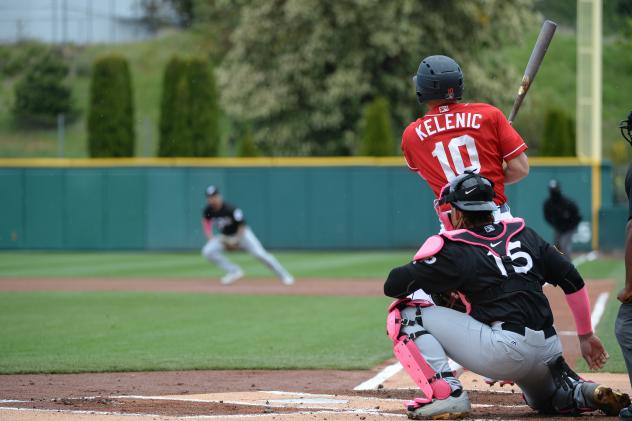 Jarred Kelenic at bat for the Tacoma Rainiers