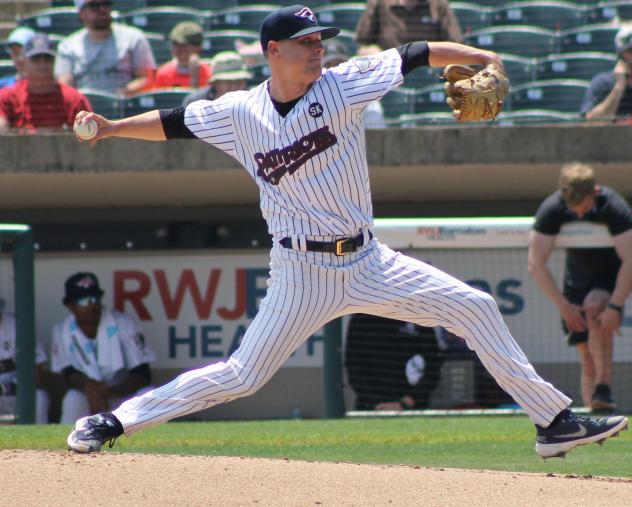 Somerset Patriots pitcher Janson Junk