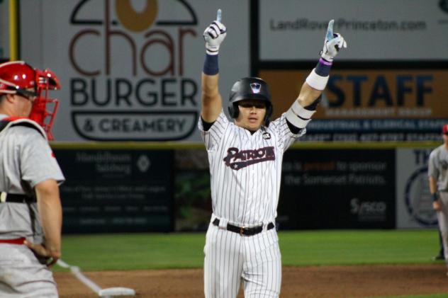 Somerset Patriots infielder Diego Castillo