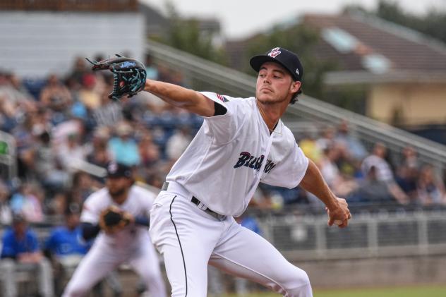 Pensacola Blue Wahoos pitcher Will Stewart