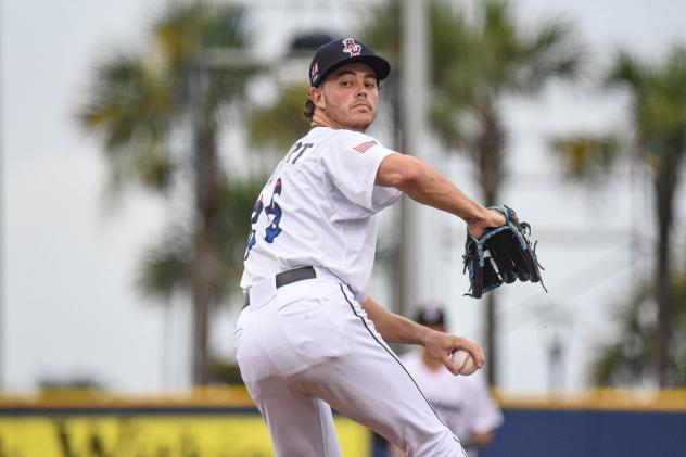 Pensacola Blue Wahoos pitcher Will Stewart