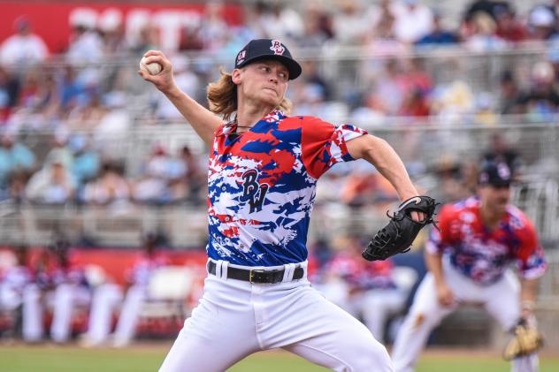 Pensacola Blue Wahoos pitcher Max Meyer